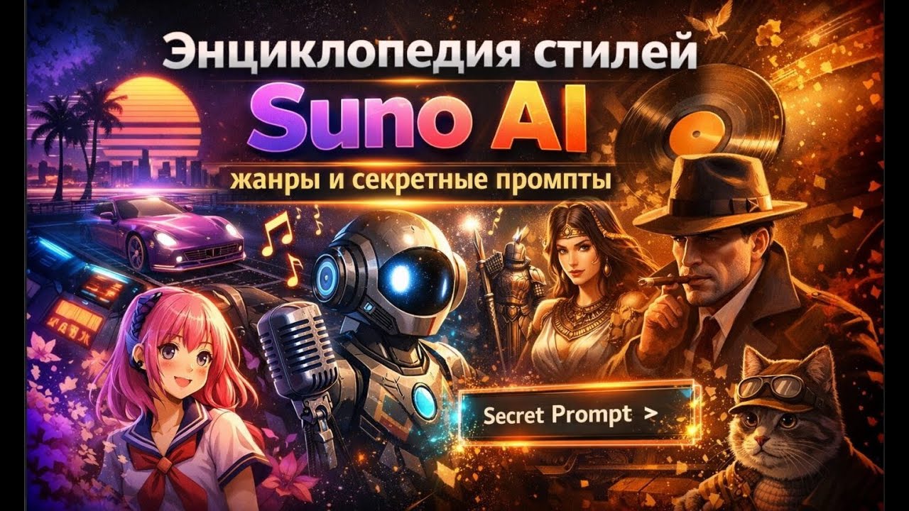 Золотая книга промптов SUNO AI