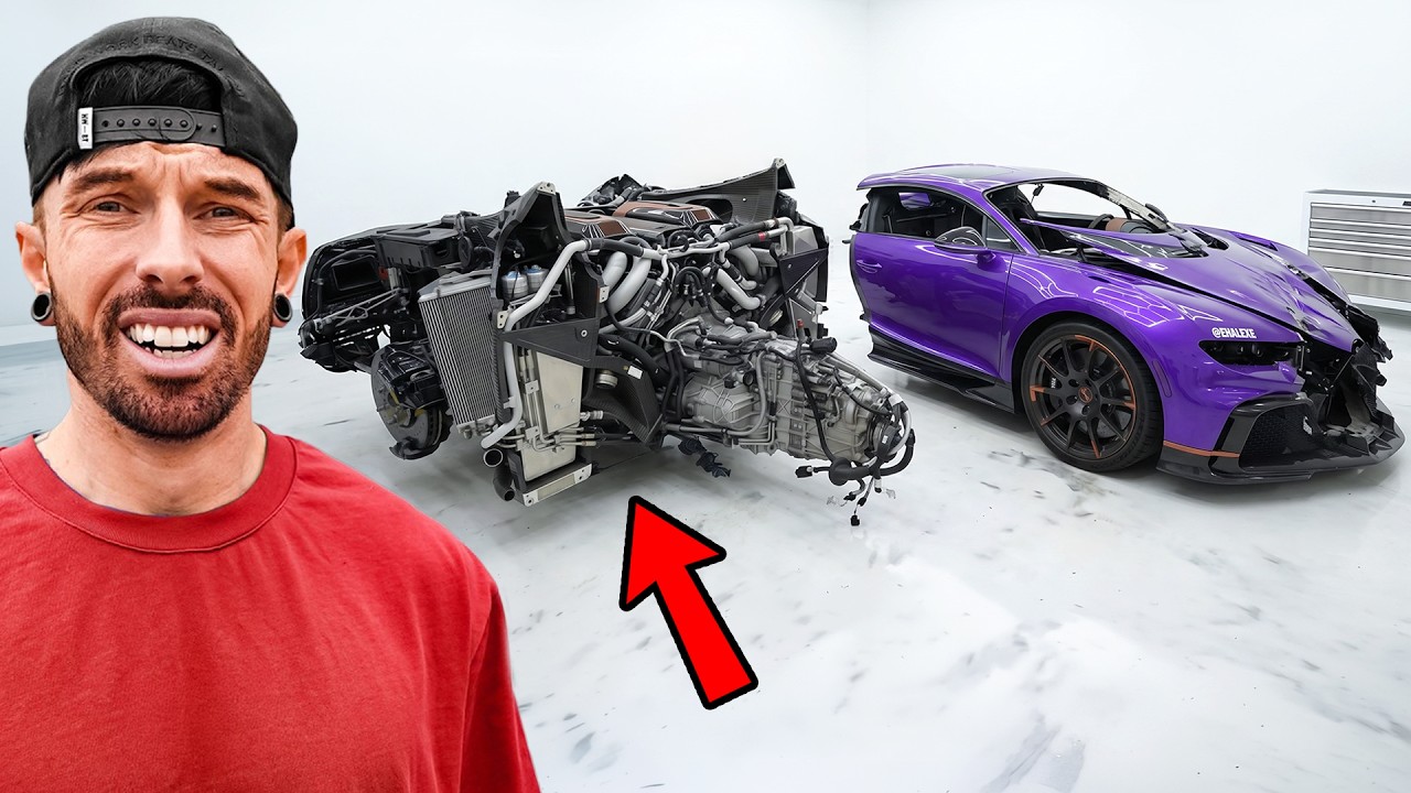 I MADE A BIG MISTAKE FIXING THE WRECKED BUGATTI CHIRON