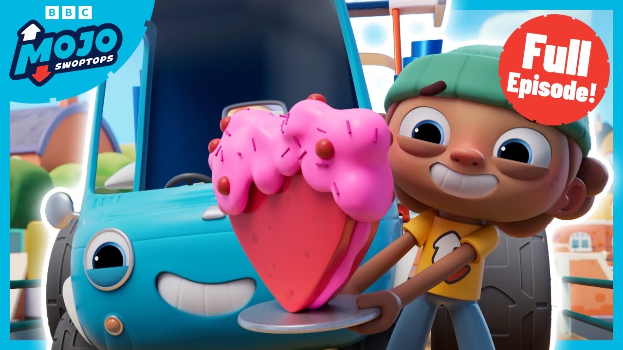 Happy Happy Valentines | FULL EPISODE - S1 E38 | Mojo Swoptops - Kids Truck Cartoon