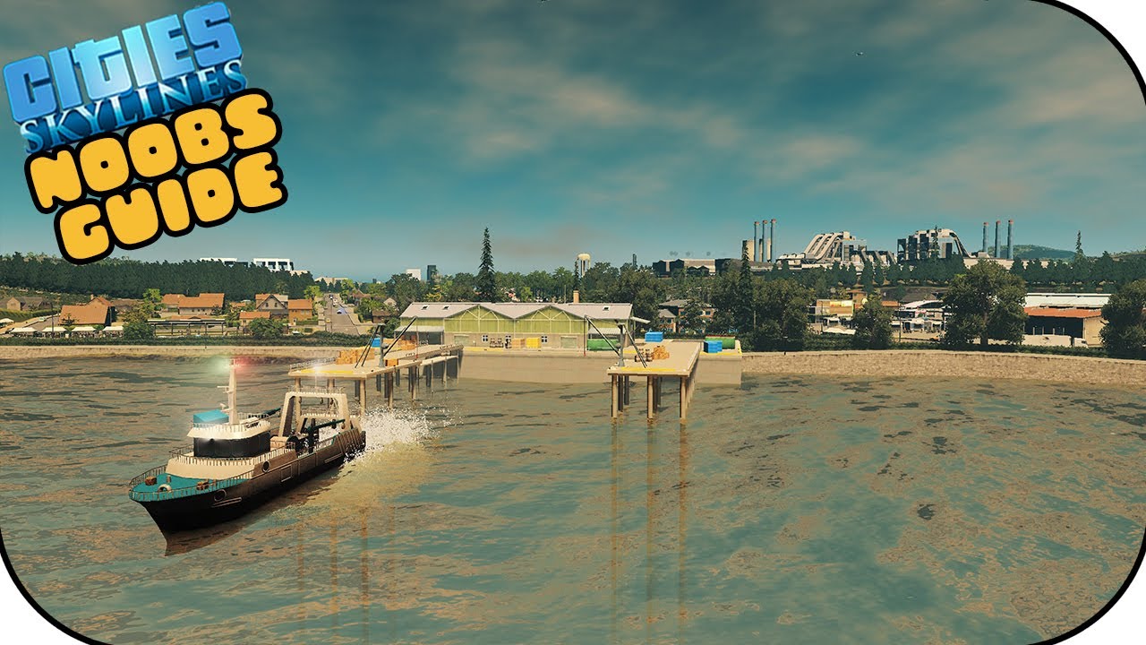 Rural Fishing Town Design In Cities Skylines! | Noobs Guide