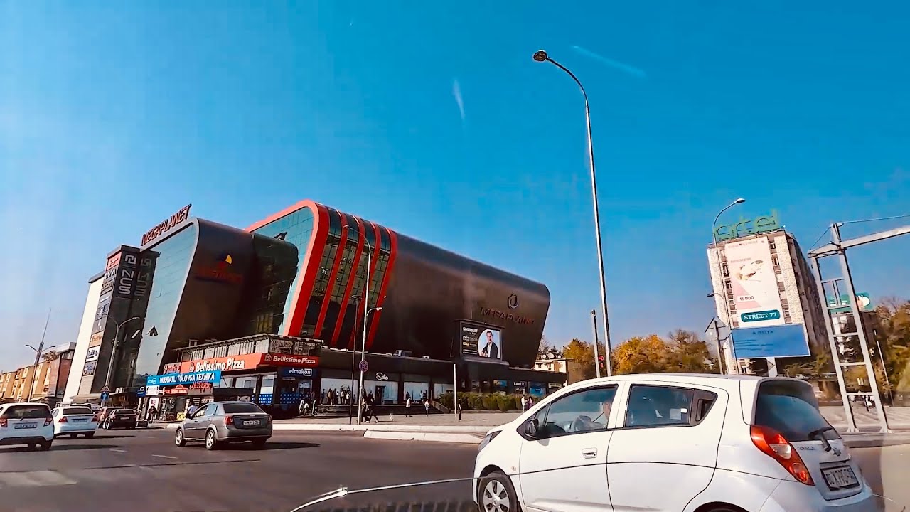Nurafshon, Akhmad Donish, Yangi Shahar Streets. Yunusabad and Almazar districts. Tashkent City