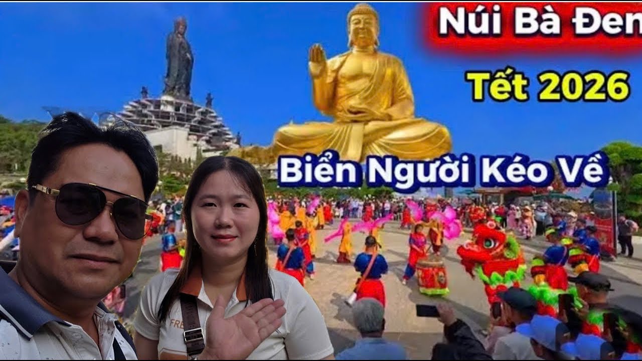 Núi Bà Đen mùng 3 tết tâm điểm nơi du lịch tâm linh ￼