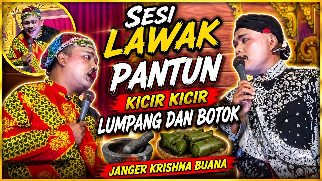PANTUN KICIR KICIR - Krishna Buana's live comedy session in West Bagorjo