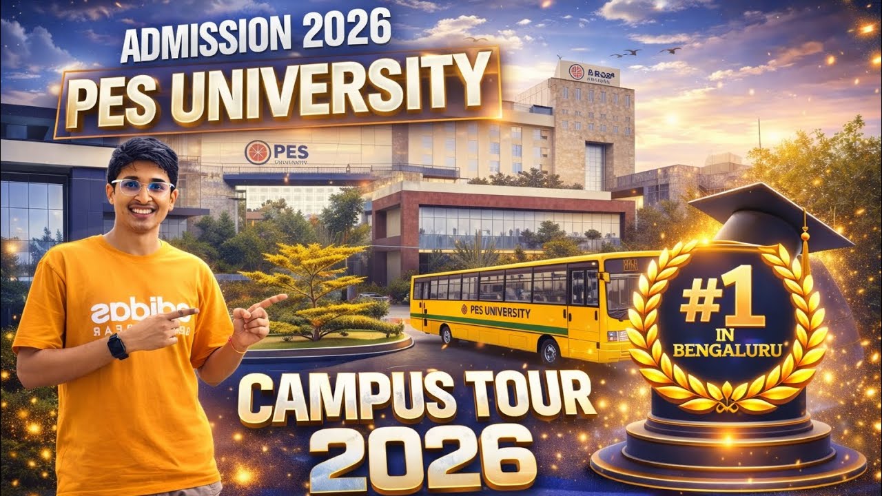 PES University - Экскурсия по кампусу 2026 | корпуса | общежития | факультеты BTech, MCA и MBA | ...