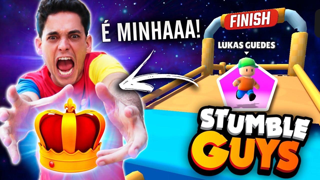 GANHEI MINHA PRIMEIRA COROA E FOI MUITO DIF&Iacute;CIL - Stumble Guys