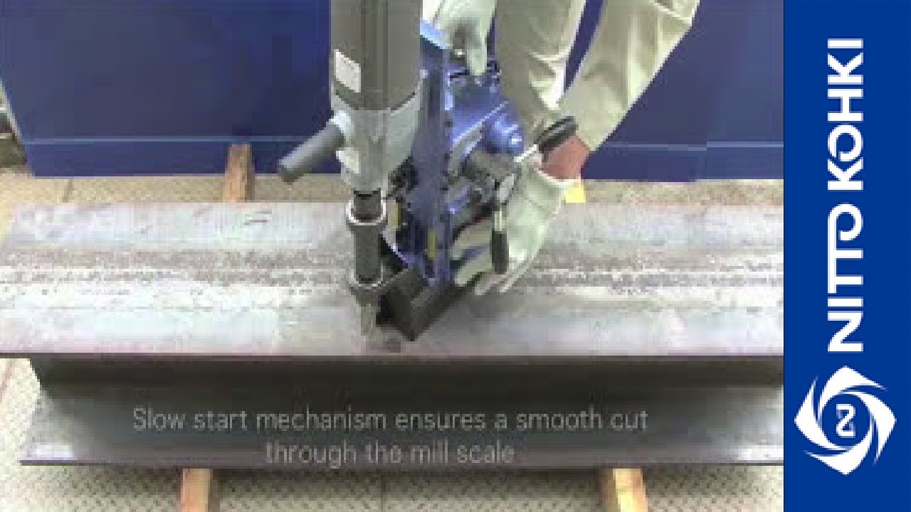 [NITTO KOHKI] Atra Ace Auto WA series: Portable Magnetic Base Drilling Machine
