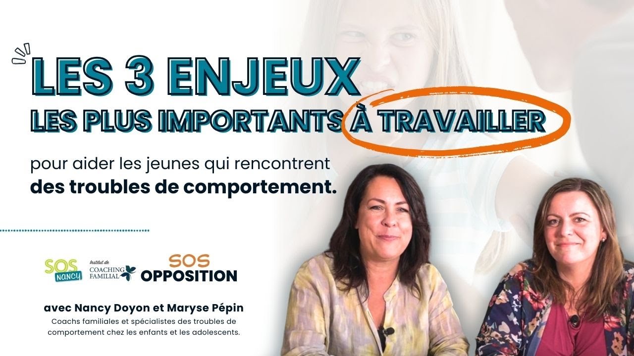 💥SOS OPPOSITION💥 Les 3 enjeux les plus importants à travailler pour aider les jeunes opposants!