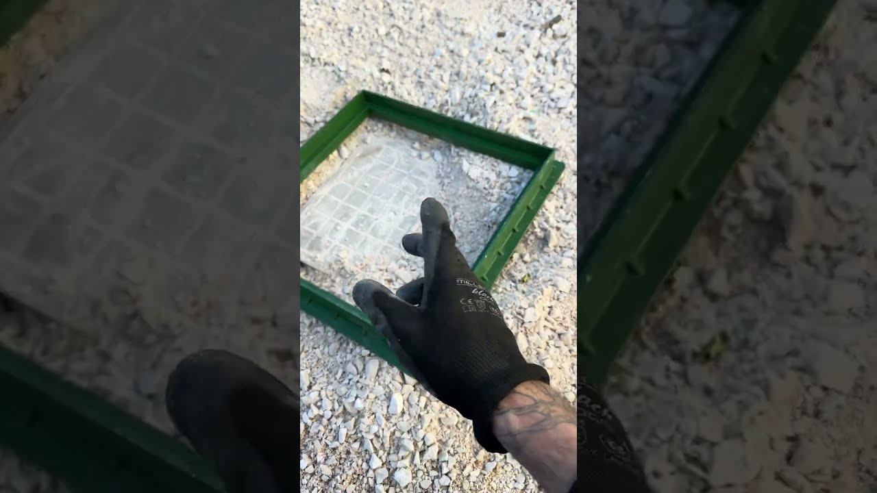 COME ALZARE IN QUOTA UN POZZETTO DI PLASTICA- tutte le fasi