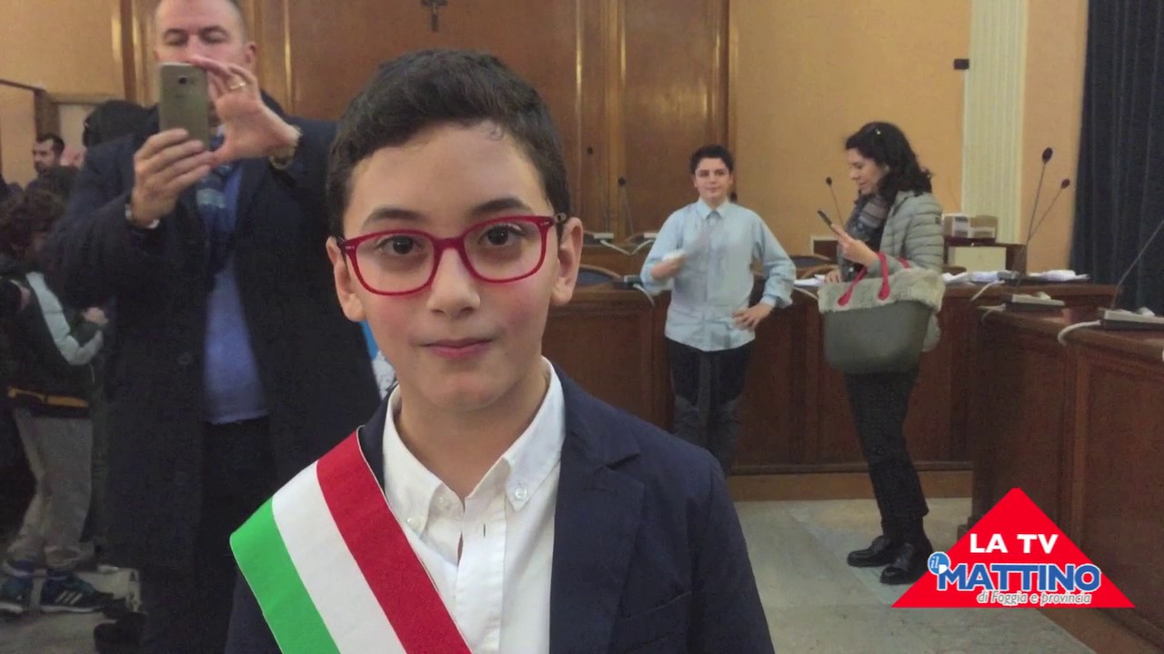 Foggia Il nuovo Sindaco junior si presenta