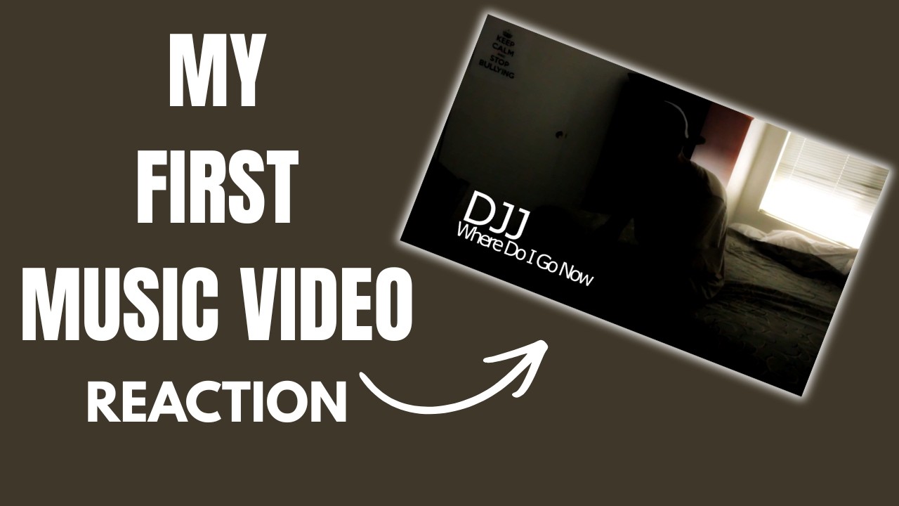REACTING to my FIRST MUSIC VIDEO!