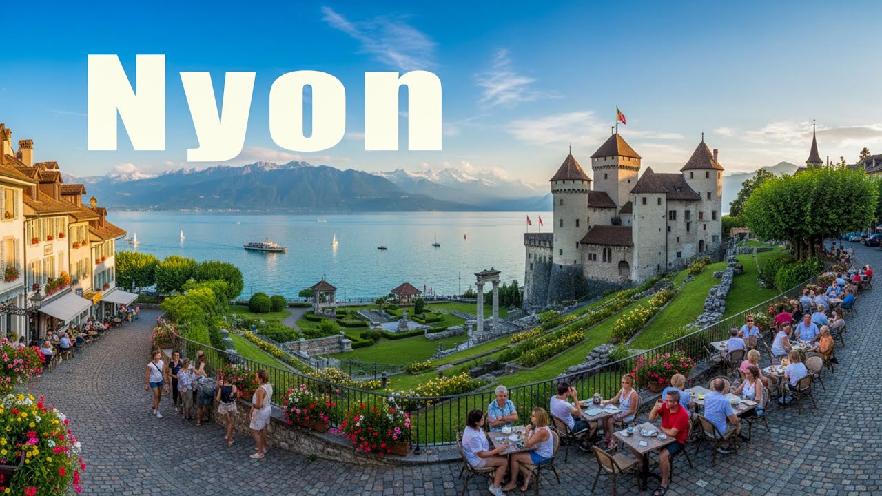 The Most Beautiful Town You’ve Never Seen: NYON, SWITZERLAND 🇨🇭 (4K)
