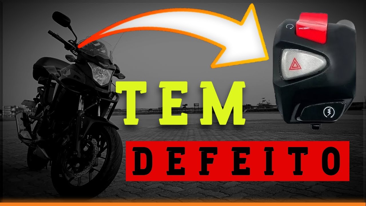 Dicas de como desmontar e resolver defeitos no botão de partida da CB500X