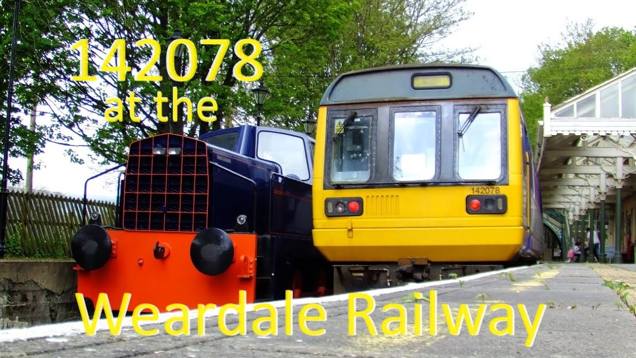 Preserved class 142 Pacer , 142078 , at work on the Weardale Railway on the 8th May 2024 ..
