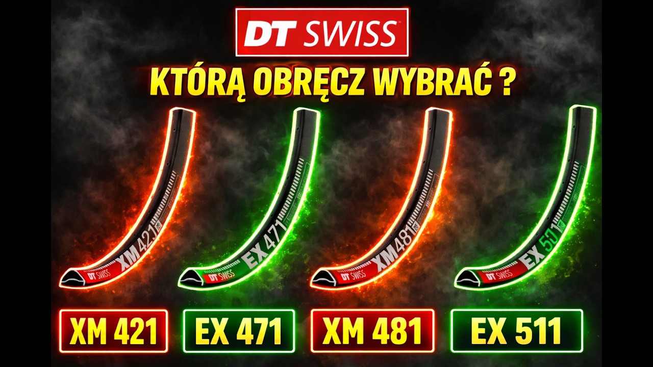 OBRECZ DT SWISS XM 481 // NAJLEPSZE OBRĘCZE DO XC TRAILU ENDURO // RODZAJE SPECYFIKACJA WAGA