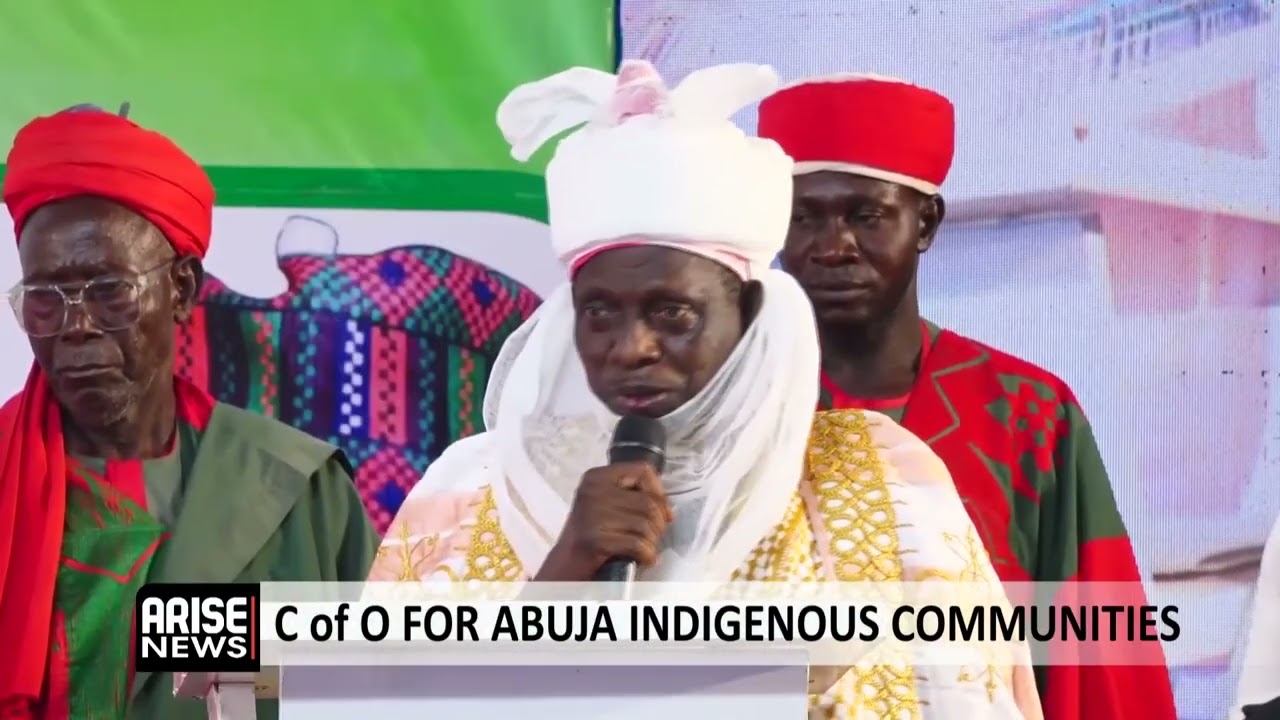 C of O FOR ABUJA INDIGENOUS COMMUNITIES