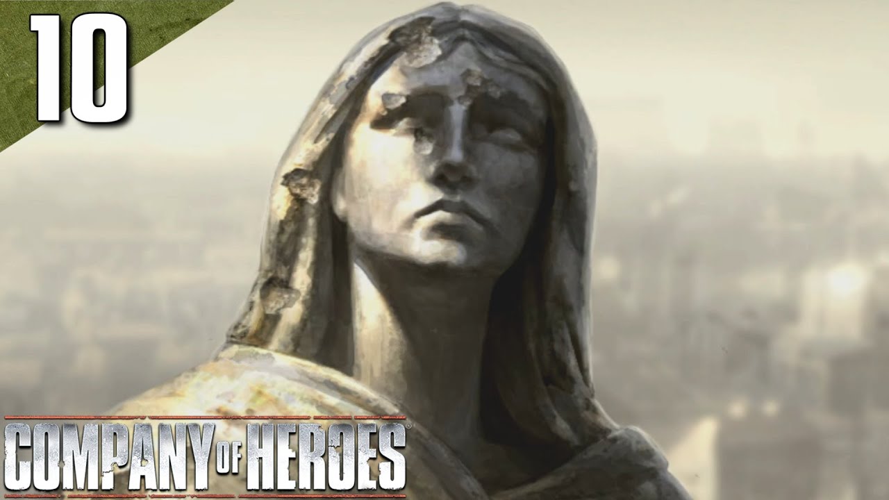 Company of Heroes: 100% (Expert) Walkthrough Part 10 - St. Lô (No Commentary)