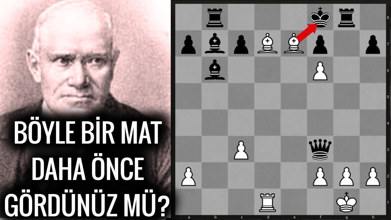SATRANÇ TARİHİNİN EN GÜZEL MATLARINDAN BİRİ