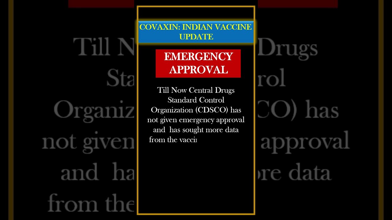 Covaxin Update | #shorts