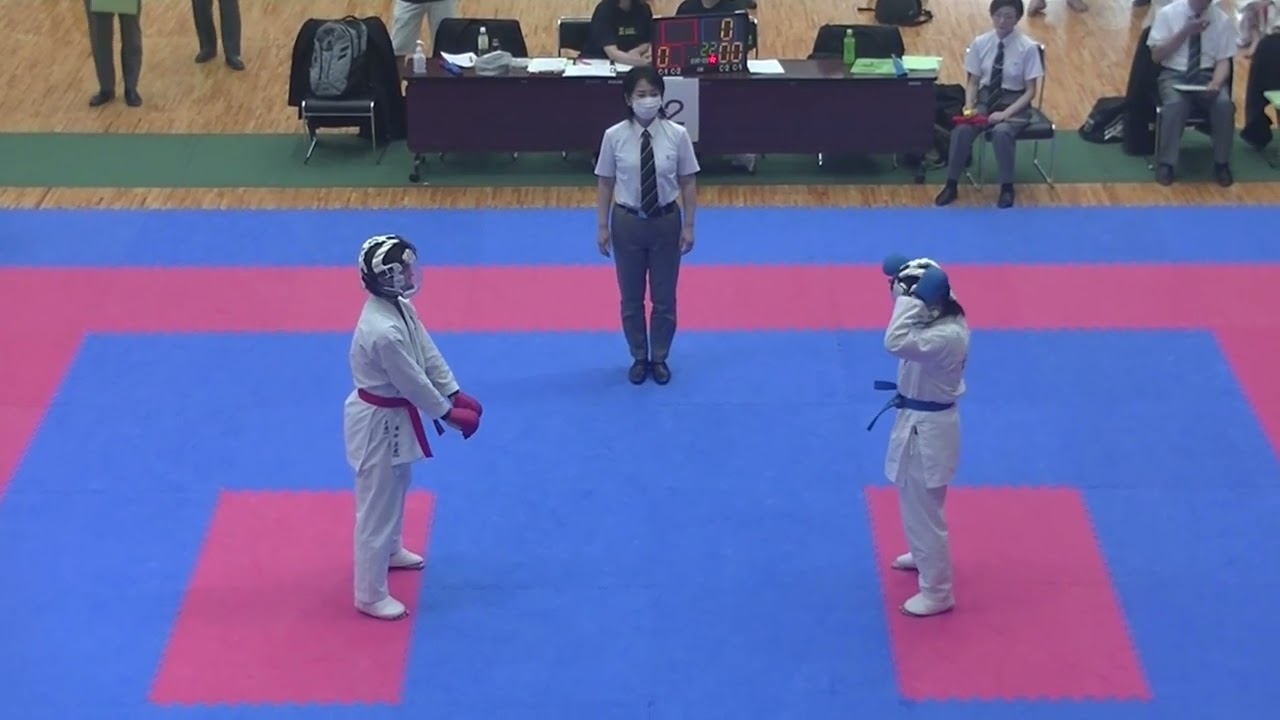 【第43回・和道会岐阜県空手道競技大会　女子組手・1】　2023年6月18日（日）　岐阜メモリアルセンター