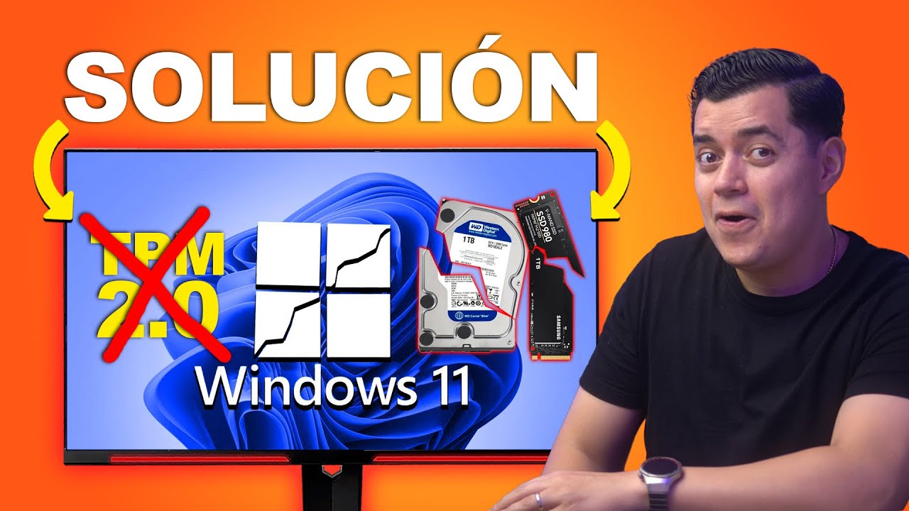 SOLUCI&Oacute;N a Windows 11 SIN TPM 2.0 y DA&Ntilde;A SSDs y HDDs
