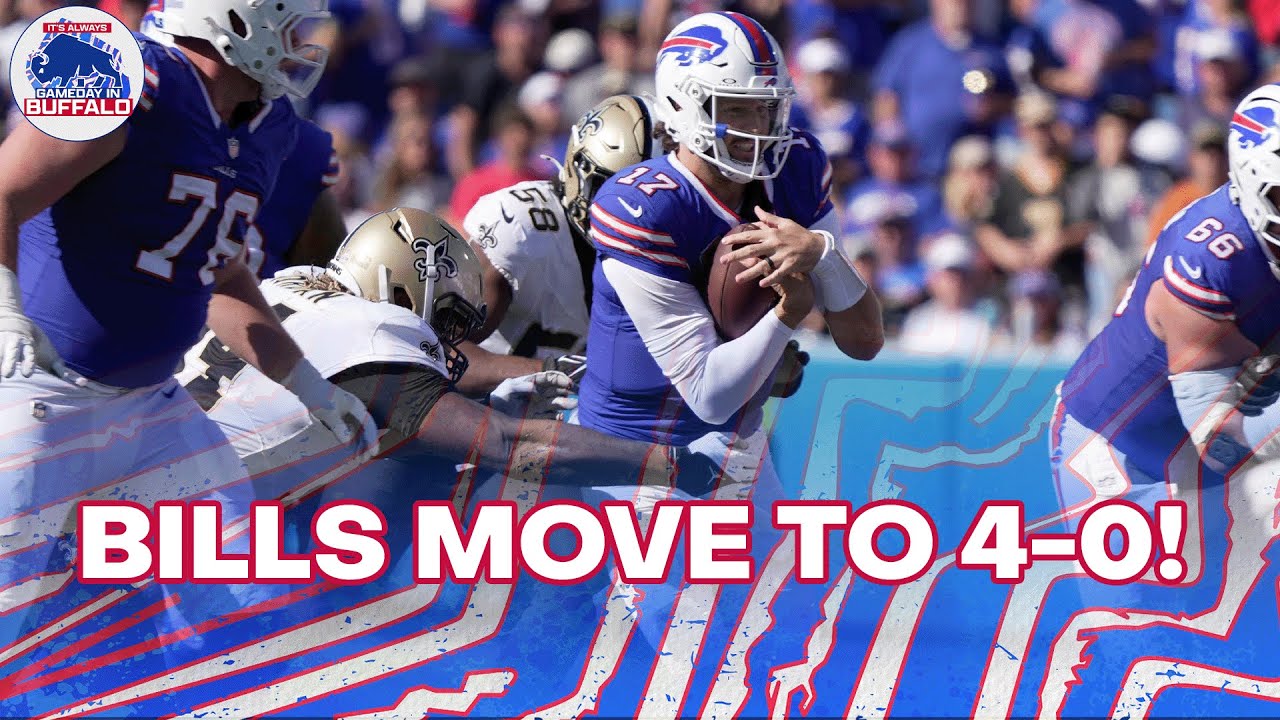 NFL Week 4: Buffalo Bills Beat Saints 31-19 LIVE REACTION | Always Gameday in Buffalo