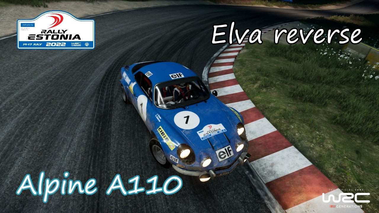 【WRC Generations】アルピーヌA110で普通にグラベルを走るだけの動画#48【Rally Estonia】