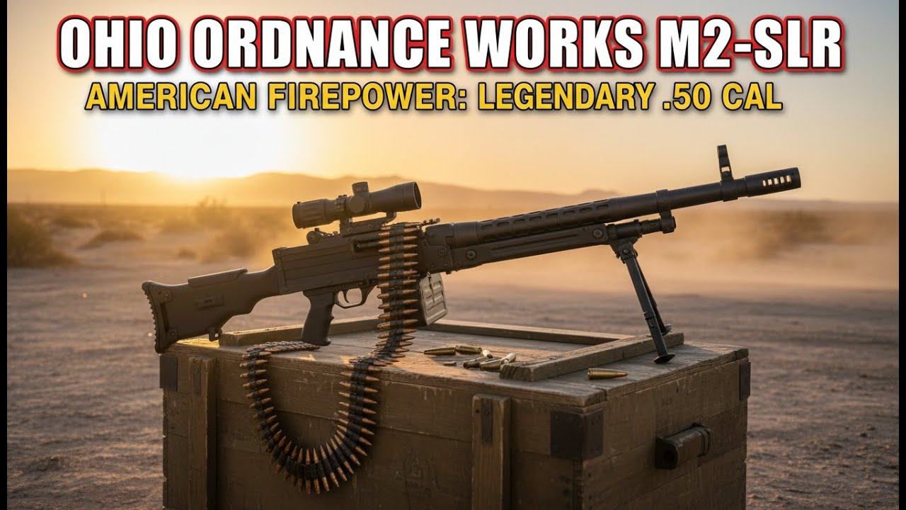 Ohio Ordnance Works M2-SLR: Civilian "Ma Deuce" .50 Cal | Full Belt-Fed Review