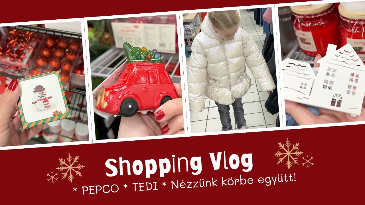 SHOPPING |🛍️| VLOG |🛒| PEPCO |🎄| TEDI |🎁