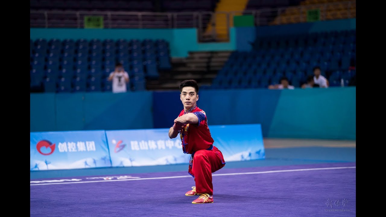 Men's Changquan 男子长拳 第3名 甘肃队 常志昭 9.68分 gan su chang zhi zhao wushu taolu kungfu
