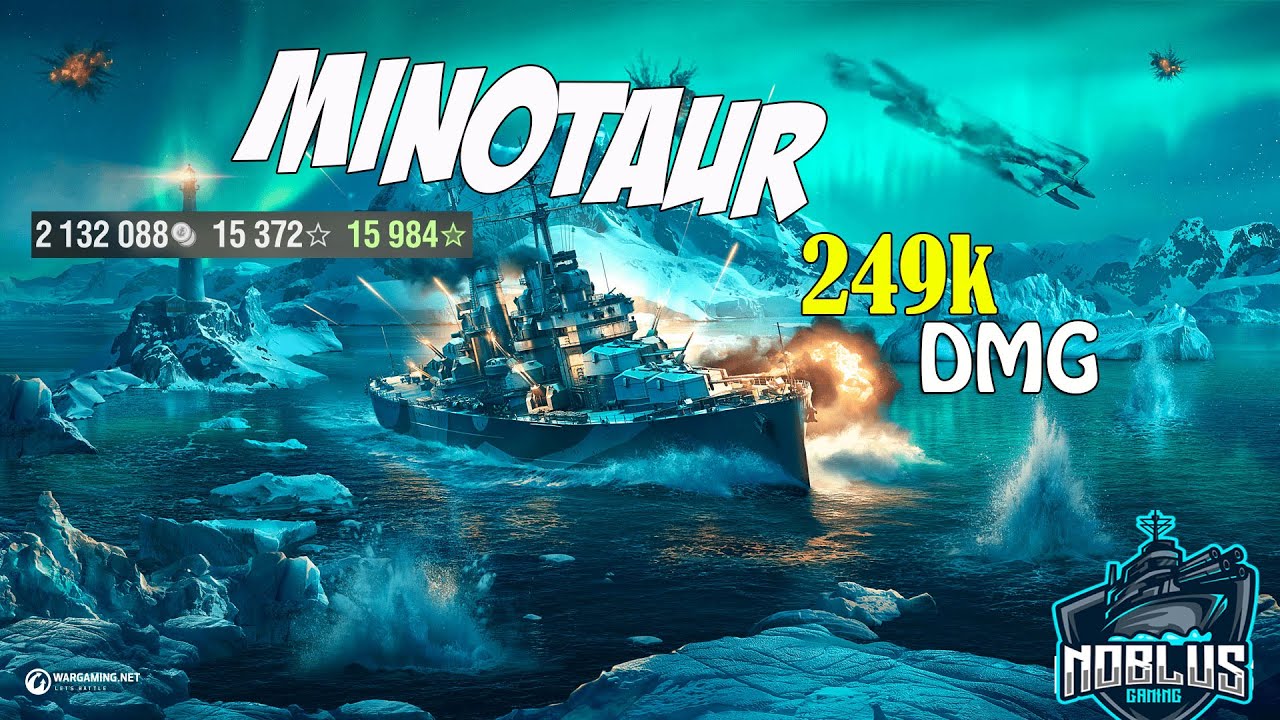 Croiseur T10 Minotaur de la Royal Navy - 249k - World of Warships