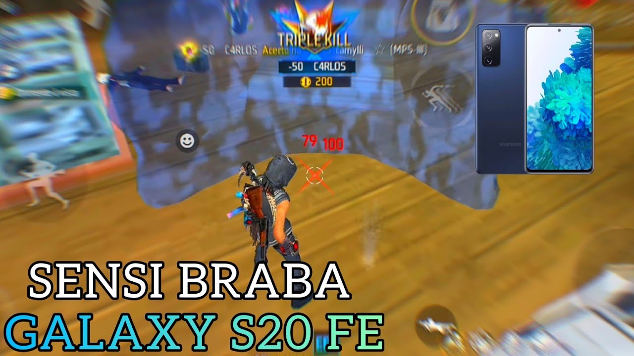 MELHOR SENSI + DPI GALAXY S20 FE NOVA ATUALIZAÇÃO FREE FIRE 2026