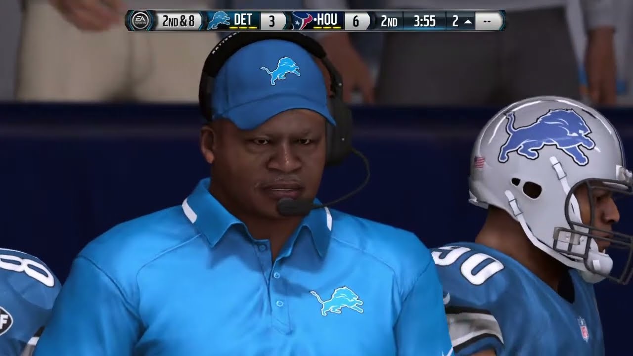 Madden NFL 15 (PS4) lions vs texans (CPU vs CPU)