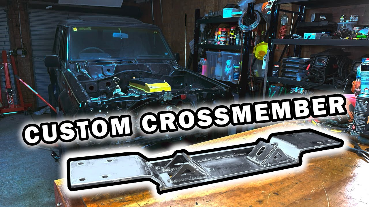 Making a Custom Gearbox Crossmember from Scratch | 1000HP BARRA SWB Patrol Build [EP 17]
