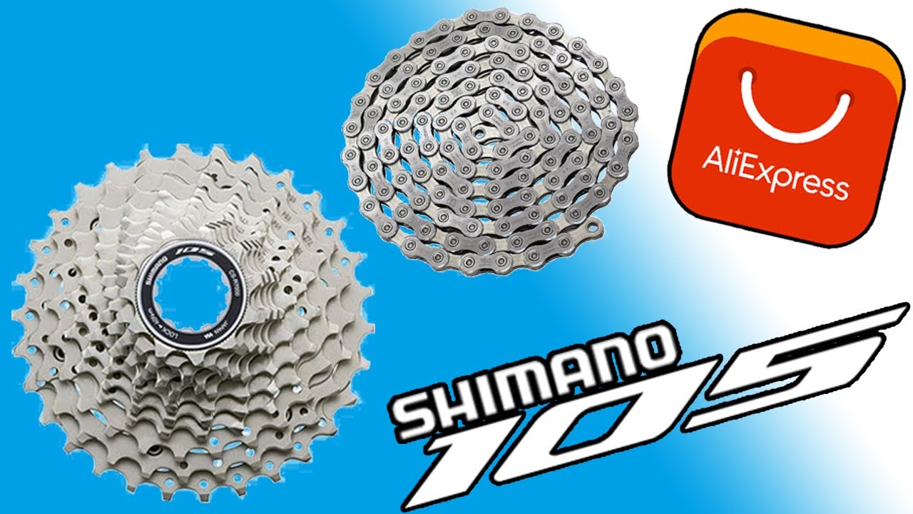 Grupo Shimano 105 de Ali Express (Cassette y Cadena)
