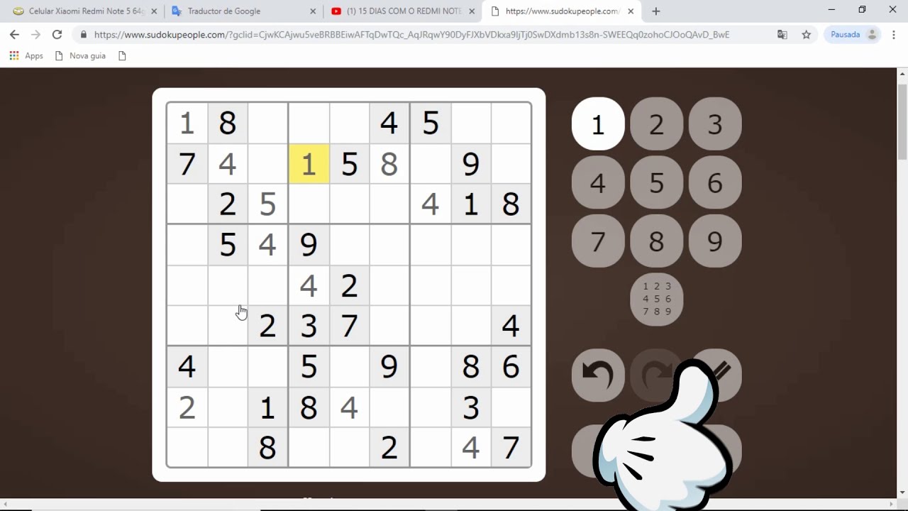 COMO RESOLVER UN SUDOKU FACIL. (PARTE 1)  EN ESPAÑOL