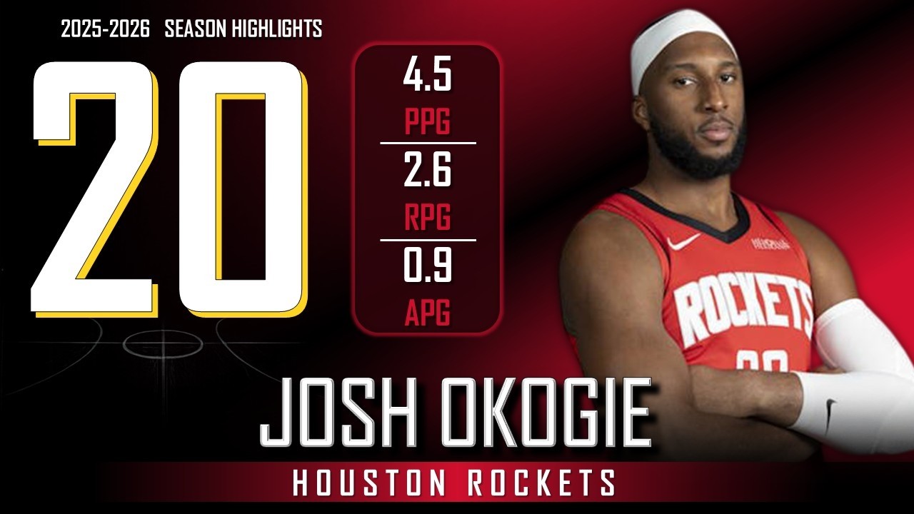 Josh Okogie || 2025-2026 Houston Rockets Highlights