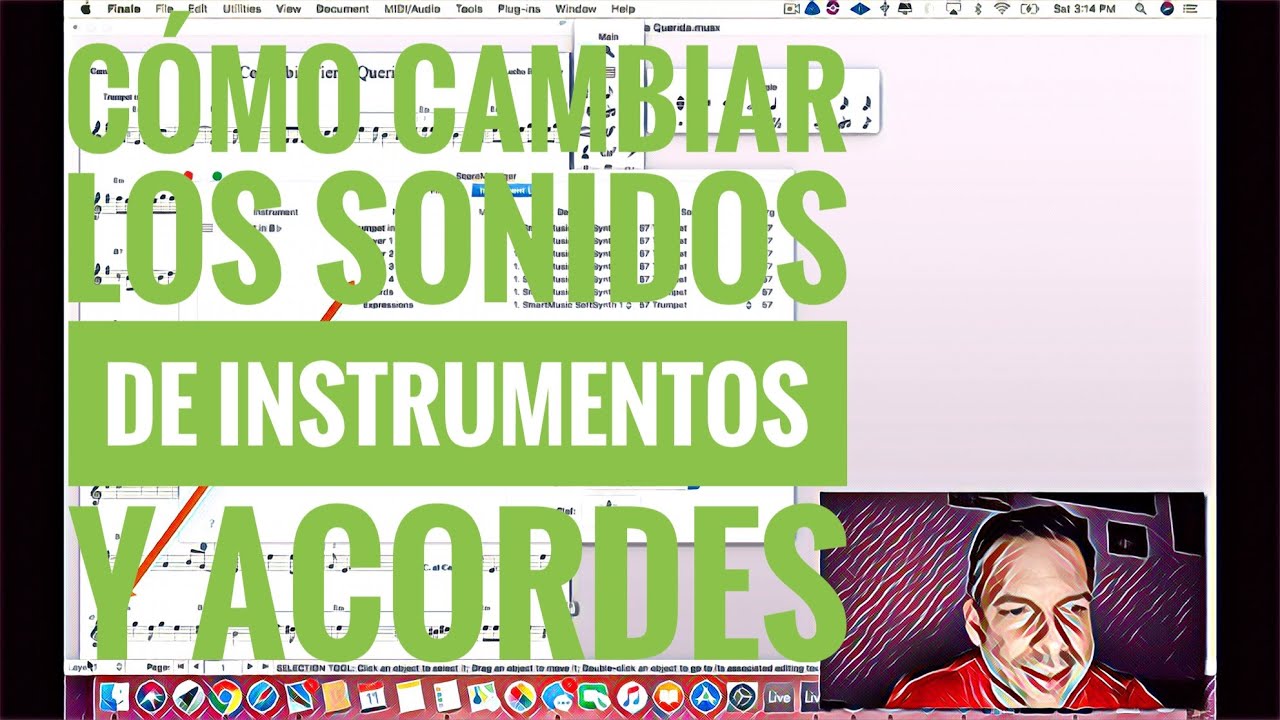 Cómo Cambiar Los Sonidos de Instrumentos Y Acordes en Finale v25 // Jorge Silvestrini
