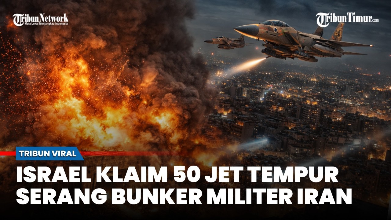 Israel: 50 Jet Tempur Hancurkan Bunker Militer Ali Khamenei dan Kepentingan IRGC