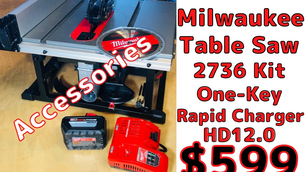 FIRST SET UP / 8-1/4” Milwaukee M18 Table Saw