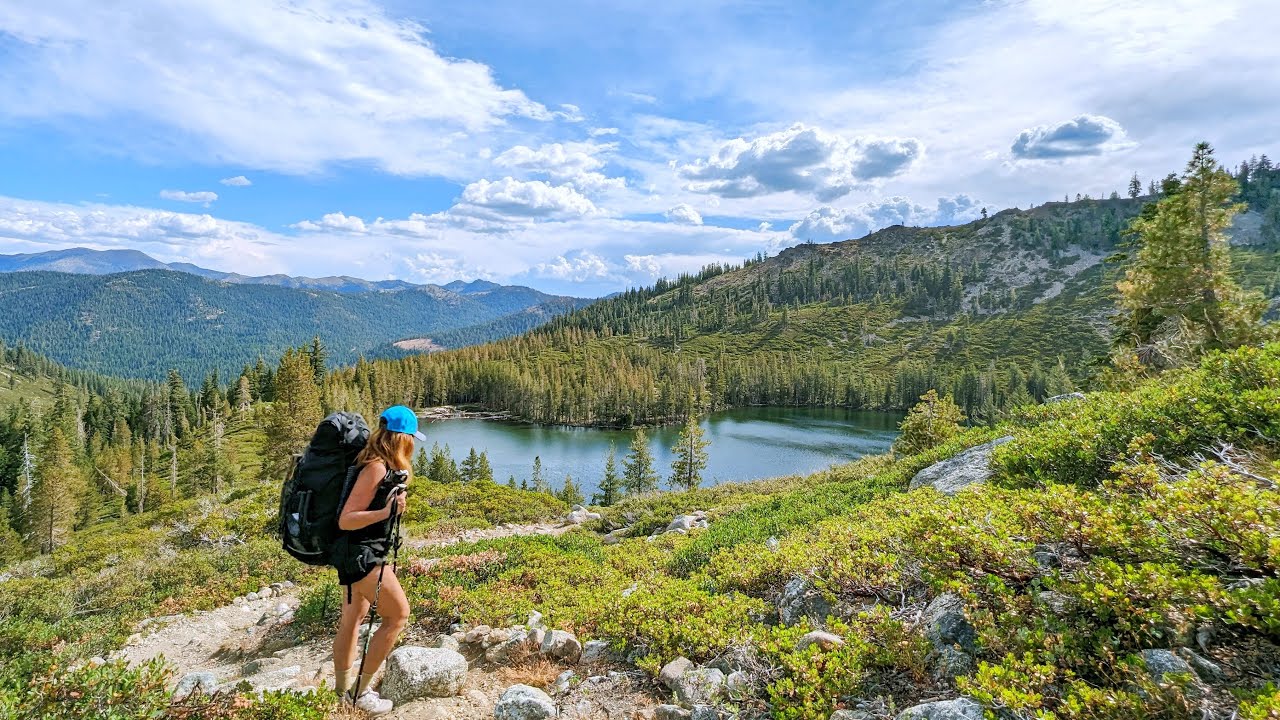 🌲BACKPACKING ALONE - SHASTA TRINITY NATIONAL FOREST 🏕️| CASTLE CRAGS WILDERNESS