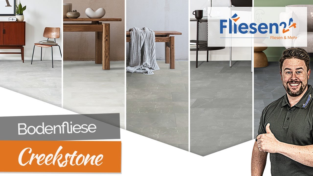 Naturstein Optik Bodenfliesen | Creekstone 30x60 cm | zeitlos, dezent & modern