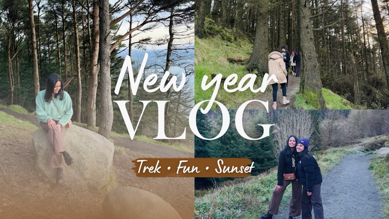 Chasing a Sunset, Got Lost in the Woods | Northern Ireland Vlog | Hiking | Adventure with friends