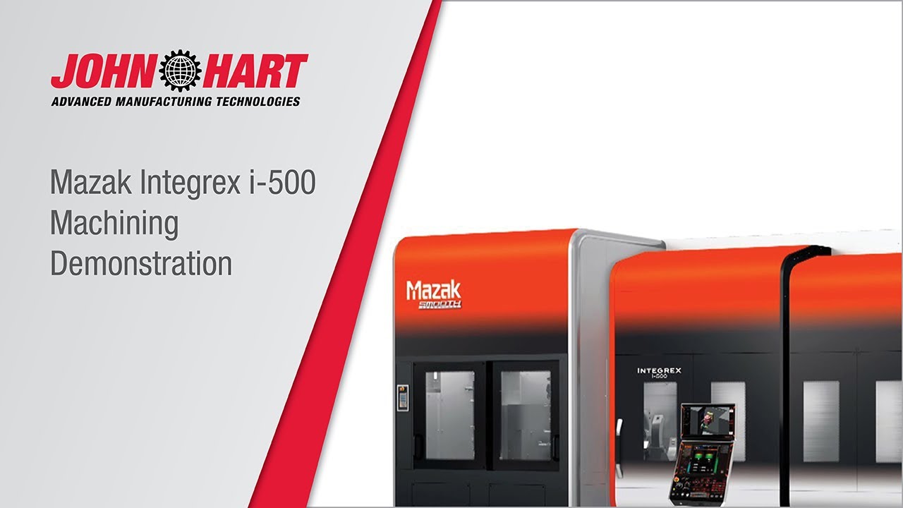 Mazak Integrex i-500 machining demonstration