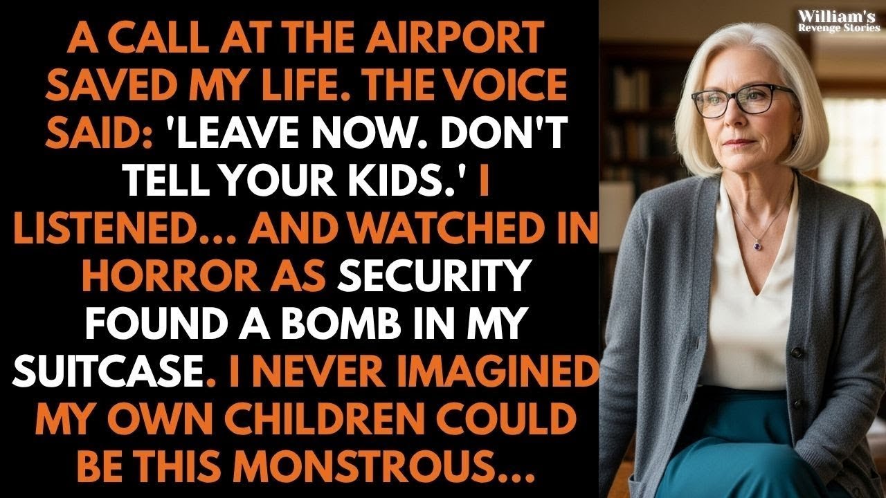 At The Airport With My Kids, A Call Warned  'Leave Now  Don't Tell Your Children   ' But I
