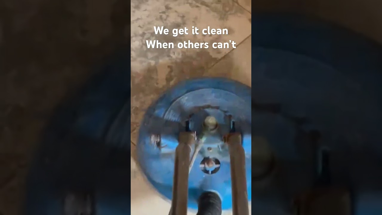 Cleaning travertine and grout | stone cleaning #stone #floor #cleaning