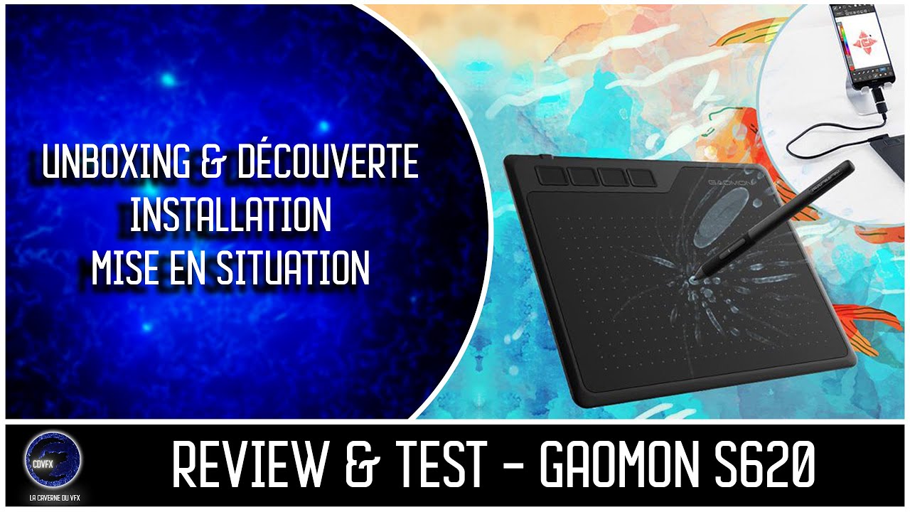 Review & Test - Tablette Graphique Gaomon S620