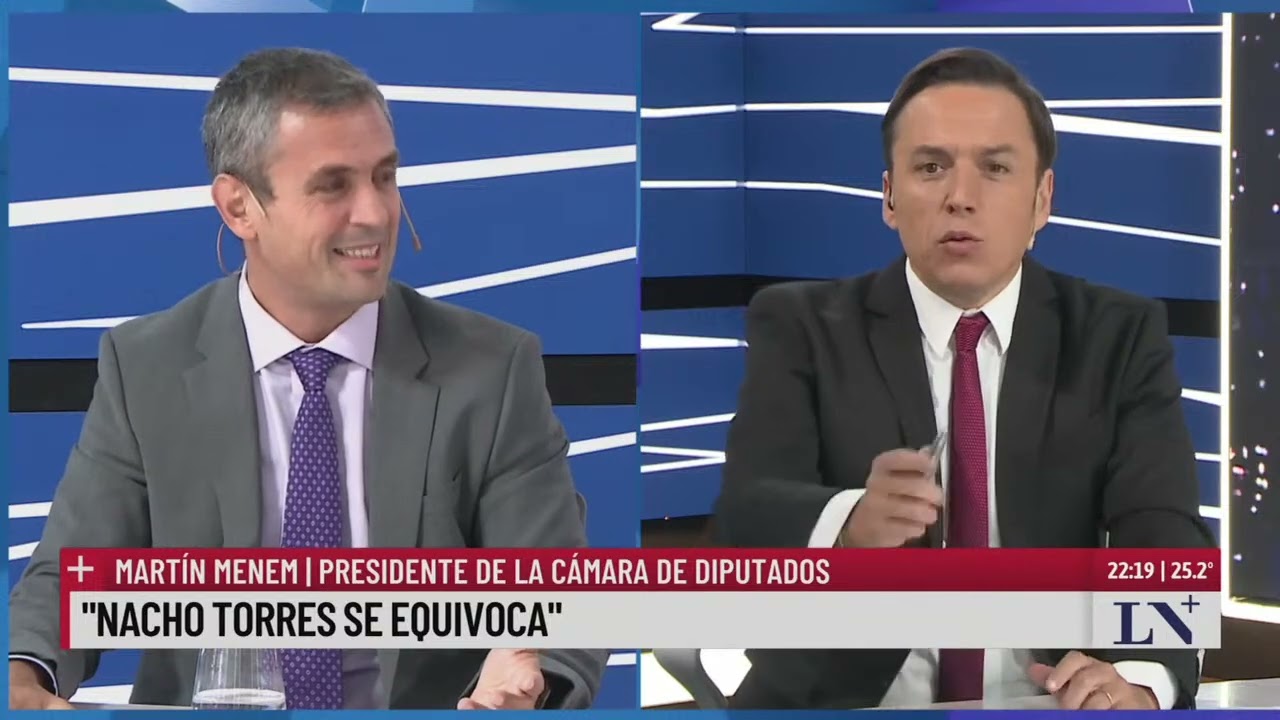 Martín Menem en exclusivo con José Del Rio: 