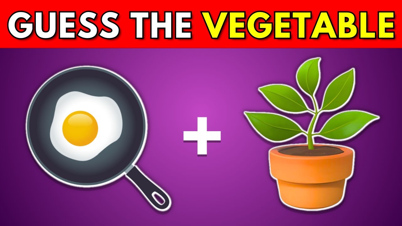 Can You Guess The VEGETABLE By Emojis? 🍅🥕 | Emoji Quiz