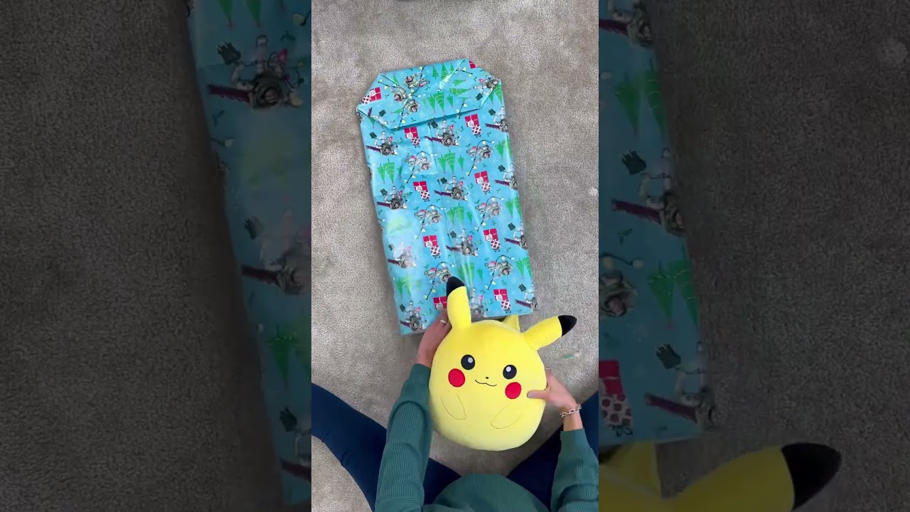 how to gift wrap a squishmallow #giftwrapping #giftwrappingideas