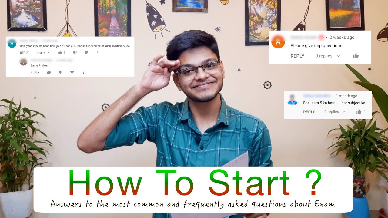 Exam Study: How To Get Started || B.Sc.IT